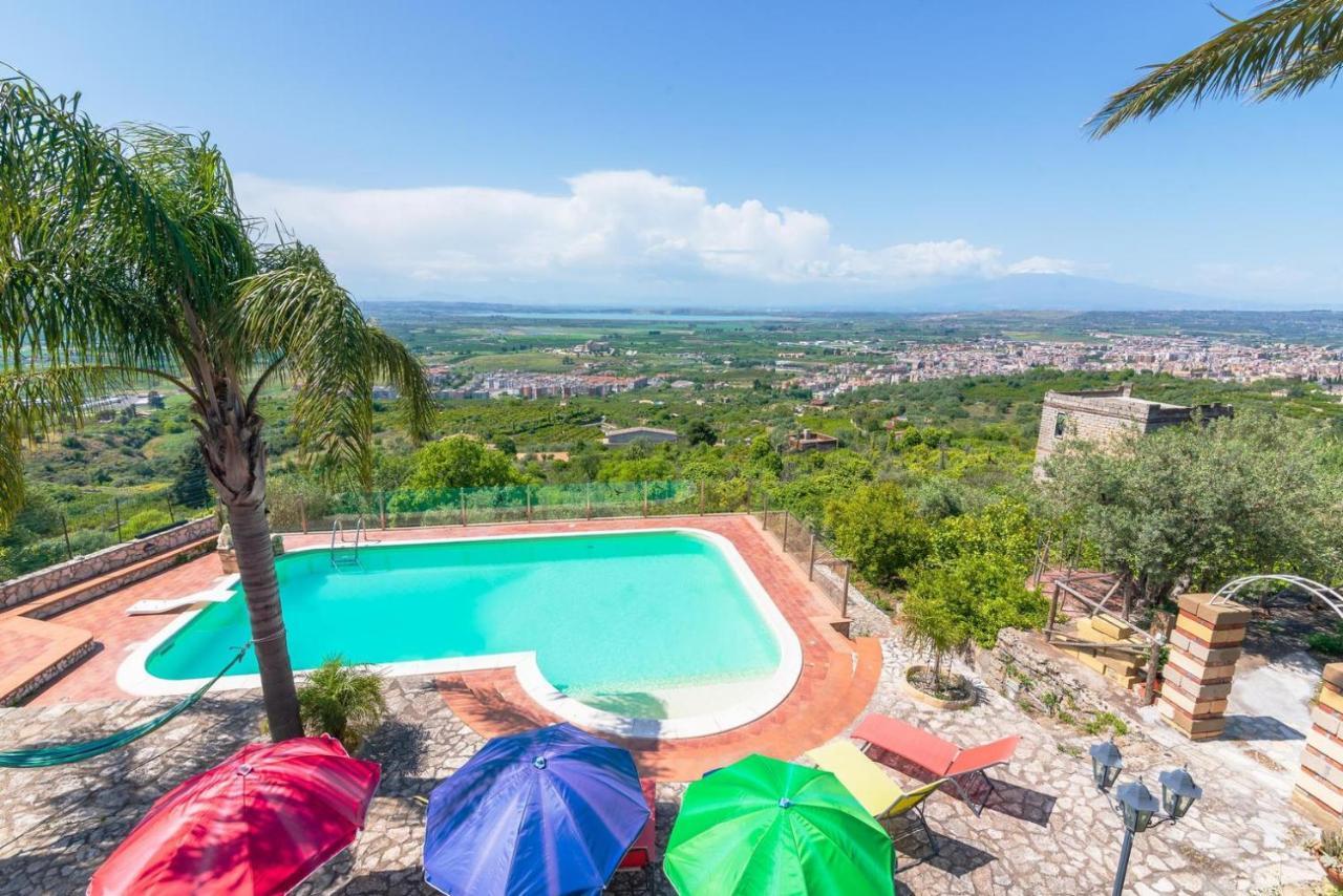 "La Casina Del Forno Con Piscina Fra Catania E Siracusa " Carlentini Eksteriør bilde